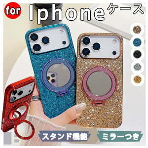 iPhone 17Air 17e 16e�P�[�X �~���[�� 17Pro 17proMax ���ϋvTPU�f�� 16pro 16promax 16plus �ϏՌ��P�[�X �J�o�[ �X�^���h�@�\ �~���[ �J�����ی� �ϏՌ� �L���L�� iPhone 15 15pro 15promax 15plus �O���b�^�[ TPU iPhon