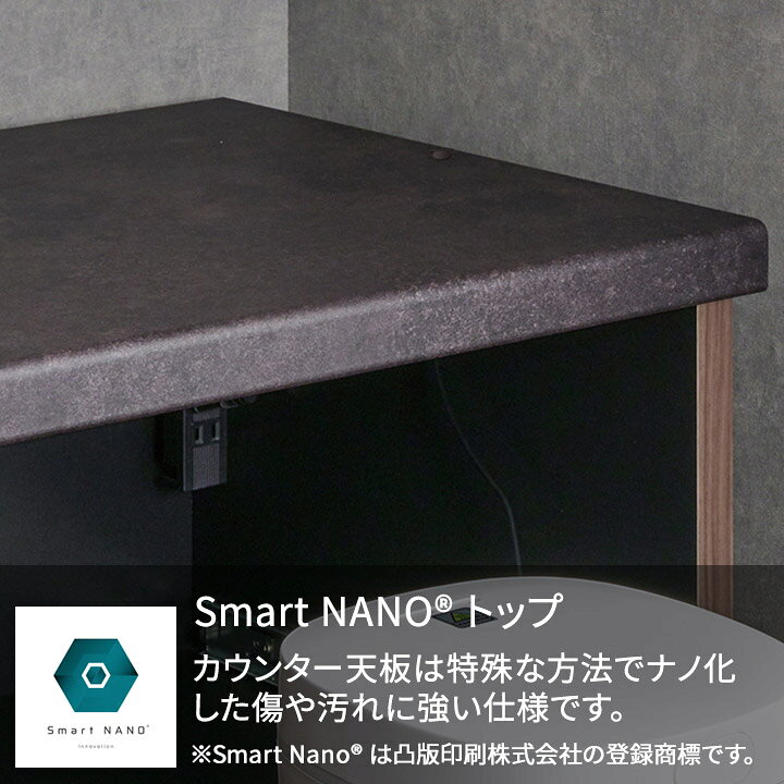 楽天市場】パモウナ カウンター 幅120cm 奥行50cm 高さ94cm ID 下台 