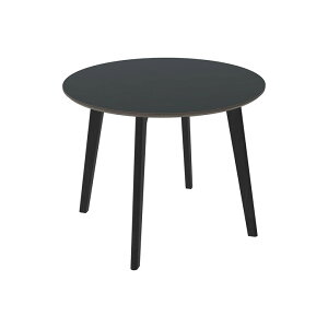 パモウナ ラウンドテーブル 幅90cm AX ブラック ライトグレー オリーブ 食卓テーブル ダイニングテーブル 無垢脚 高さ 70cm フェニックス 完成品 高級感 シンプル モダン マット カフェ風 ジャ