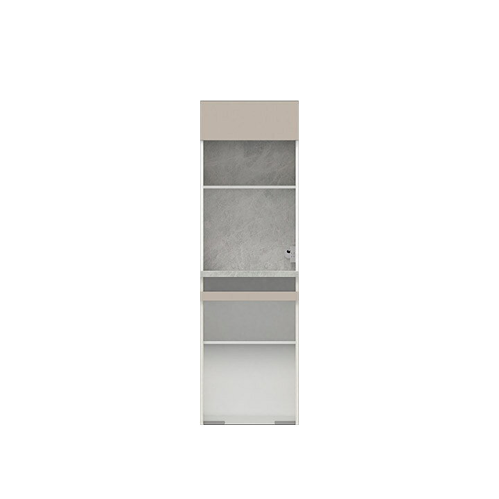 楽天市場】パモウナ 食器棚 幅60cm 奥行50cm 高さ198cm CP 完成品 棚 