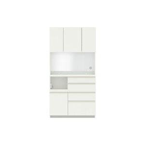 パモウナ 食器棚 幅100cm 奥行50cm 高さ198cm EC 完成品 棚 国産 日本製 キッチンボード ダイニングボード カップボード レンジボード オープンダイニングボード レンジ台 キッチン キャビネット