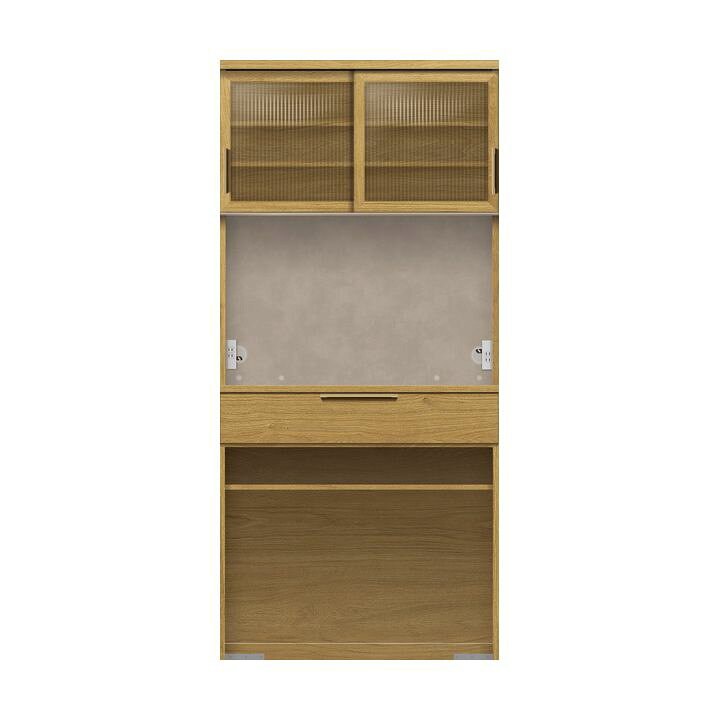楽天市場】パモウナ 食器棚 幅90cm 奥行50cm 高さ194cm NW 完成品 棚 