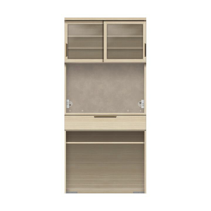 楽天市場】パモウナ 食器棚 幅90cm 奥行50cm 高さ194cm NW 完成品 棚 
