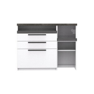 パモウナ 食器棚 幅120cm 奥行50cm 高さ94cm SY 下台販売 完成品 棚 国産 キッチンボード ダイニングボード カップボード レンジボード オープンダイニングボード レンジ台 キッチン ストレージ