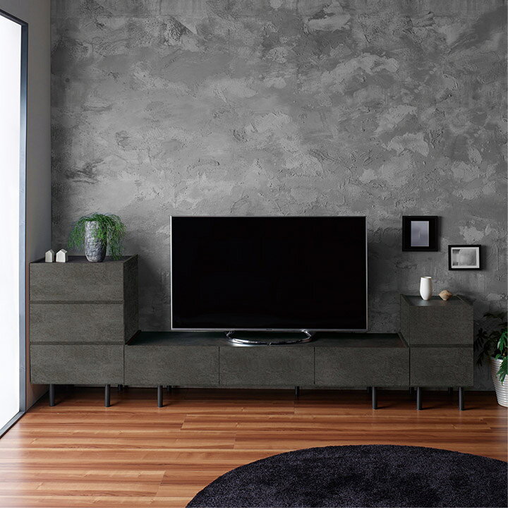 楽天市場】【Web限定カラー】 パモウナ テレビ台 幅180cm セラミック柄 