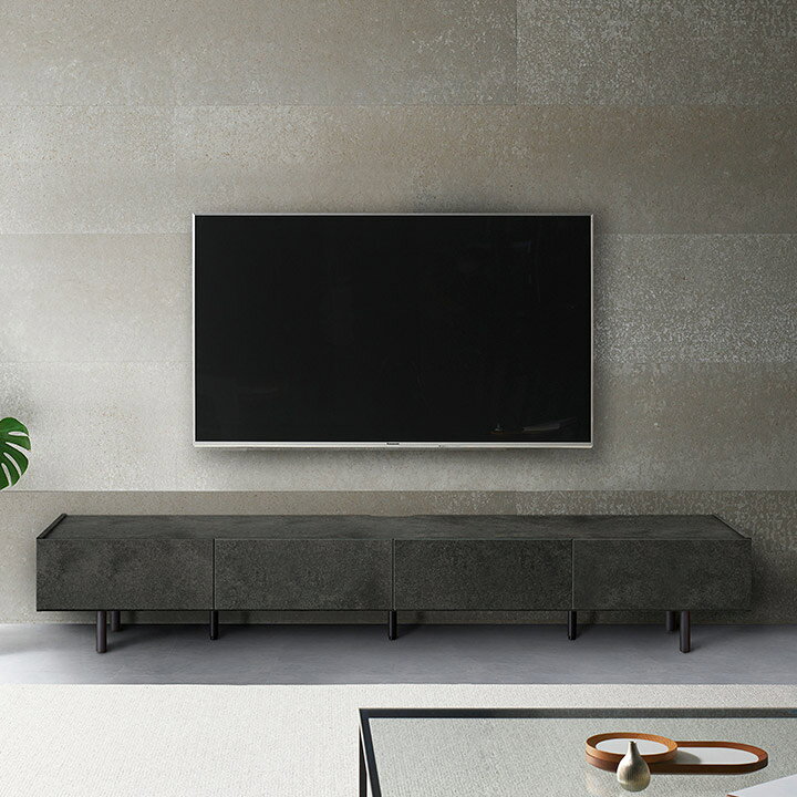 楽天市場】【Web限定】 パモウナ テレビ台 幅240cm セラミック柄 石目 