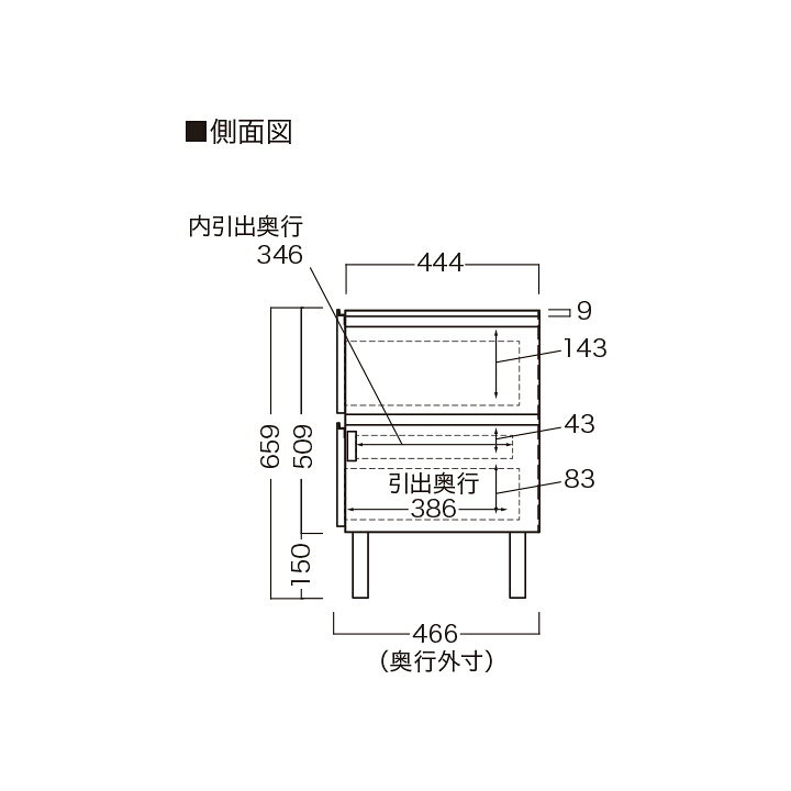 楽天市場】【Web限定カラー】 パモウナ チェスト 幅60cm 2段 