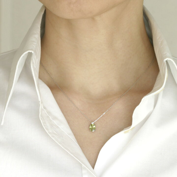 楽天市場】スフェーン ネックレス 1カラット プラチナ【送料無料  