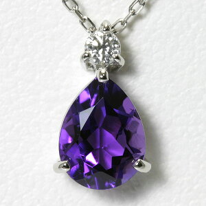 y|Cg2{z1Jbg AWXg lbNX v`i yz 嗱 fB[X yAVFCv eBAhbv y_glbNX 1ct amethyst pear shape necklace
