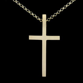 クロスネックレス メンズ k18 ゴールド 【送料無料】金無垢 18金 クロスペンダント 18k gold Cross Pendant Necklace 十字架 ラージクロスネックレス メンズ用 大きめ 男性