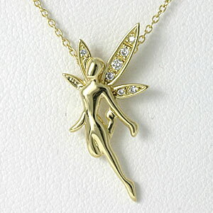 �t�F�A���[ �_�C���l�b�N���X K18�S�[���h�y���������zdiamond fairy necklacek18 18�� �d�� �V�g