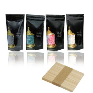 【WaxWax】松脂を含まないフィルムワックス5種お試しセット 各100g+スパチュラ小100本