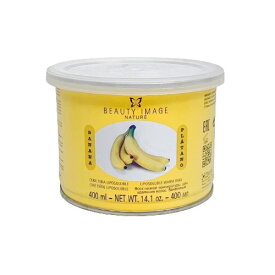 【BEAUTY IMAGE】ストリップワックス バナナ 400ml（黄色） 6缶セット