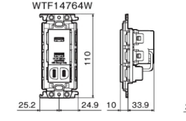 Panasonic WTF 14764W 4個セット Amazon.co.jp: パナソニック 
