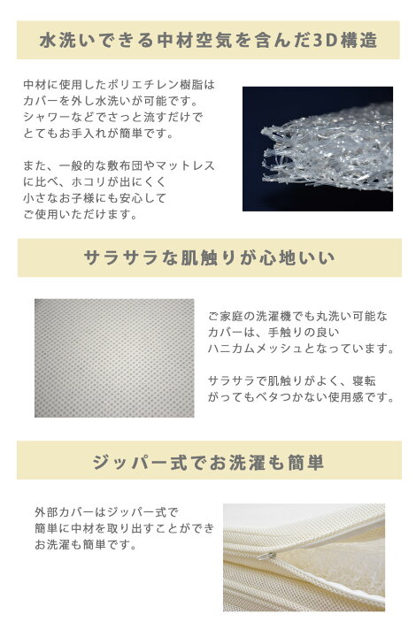 楽天市場】[クーポンでMAX2000円OFF]マットレス 高反発 洗える 洗濯機 