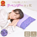 [2点以上10％クーポン配布中]送料無料 ラベンダー快眠枕 大サイズ・40×28cm 北海道職人手作り ラベンダー枕 土産 手作り そば殻枕 蕎麦殻枕 そば枕 そばがら枕 ラベンダーポプリ 松本 日本製 快眠 癒し リラックス ハーブ ギフト プレゼント まくら 技の匠・井上職人