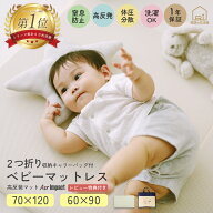 [8/15〜★P5+CPでMAX2000円OFF]ベビーベッド マットレス 洗える ベビーマットレス 70x120cm 60x90cm 敷布…