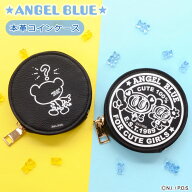 【P5倍 19日20時〜お買い物マラソン】エンジェルブルー キャラクター 財布 「本革 コインケース」 ANGEL …