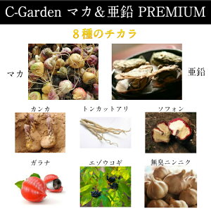 C-Gardenマカ&亜鉛PREMIUM60粒×3サプリ健康美容ミネラル筋肉スタミナ妊活元気活力男性女性人気おすすめネコポス便