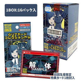 都市伝説解体センター クリアカードコレクションガム 初回限定版 16パック入りBOX (食玩)