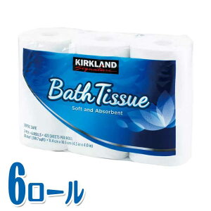 KIRKLAND Bath tissue �J�[�N�����h �o�X�e�B�b�V�� �g�C���b�g�y�[�p�[ �_�u�� 6���[��