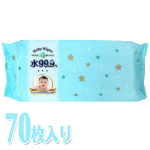 ��99.9% �ӂ���v���X ������ӂ� �唻 Baby Wipes 70���� ���{��