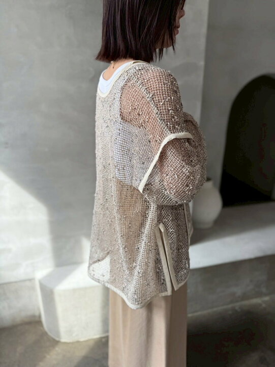 楽天市場】【即納】cafune カフネ mesh tweed 2way PO メッシュ 