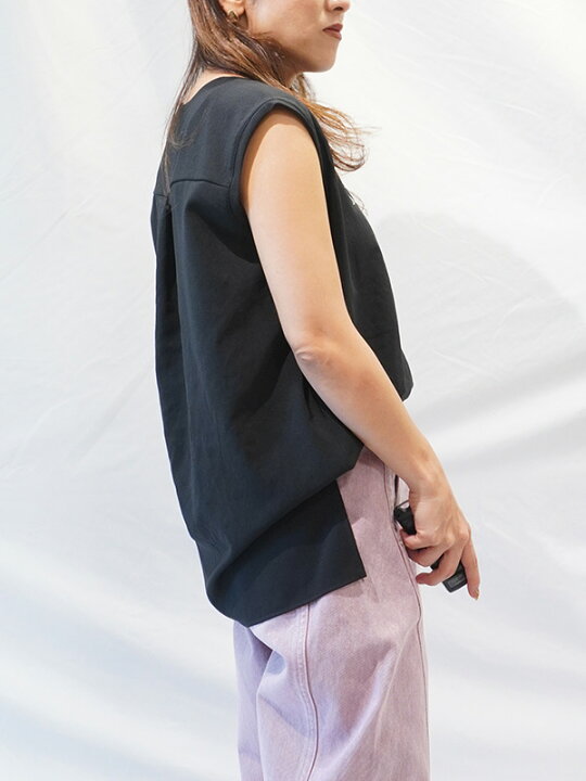 楽天市場】【即納】Dignite collier ディニテコリエ ノースリーブロゴT 