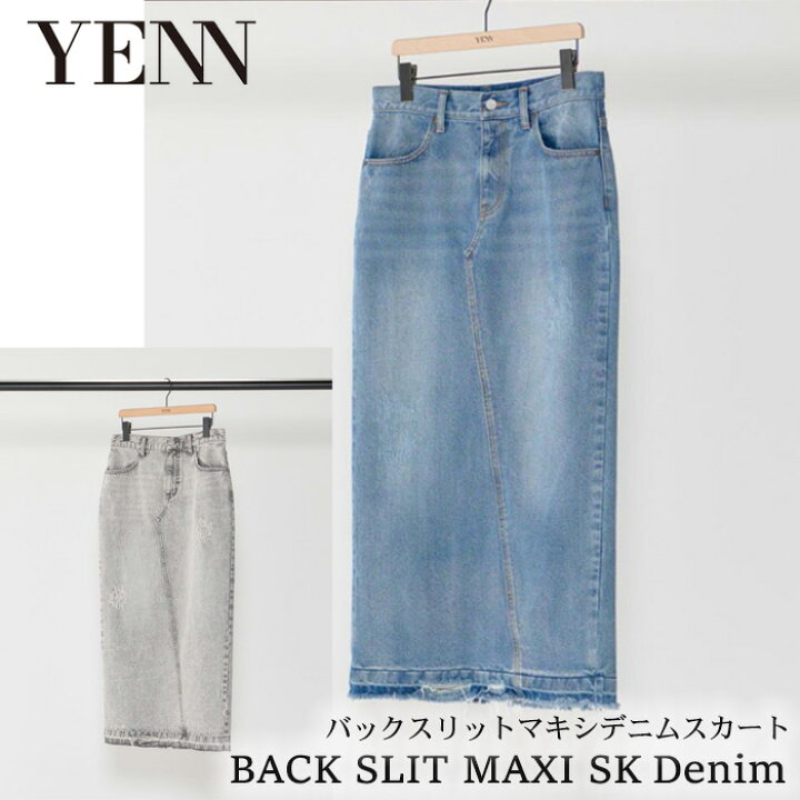 楽天市場】【30％OFF セール SALE】YENN イエン BACK SLIT MAXI SK 