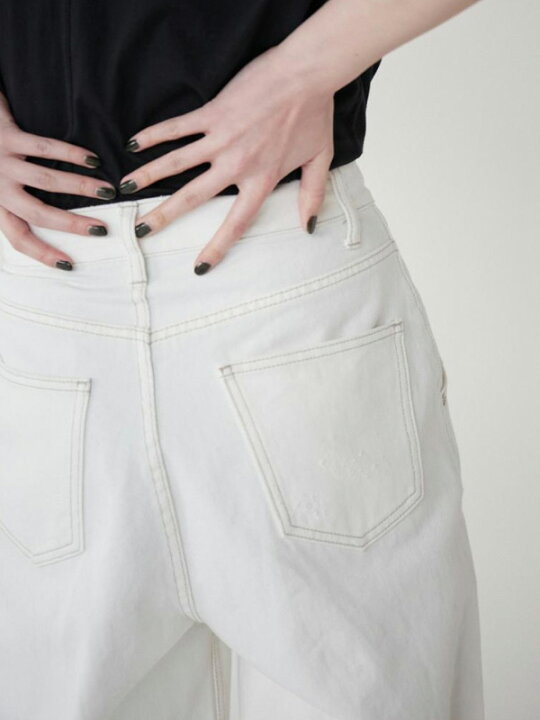 楽天市場】【即納】【再入荷】YENN イエン デニム ワイド タックパンツ 