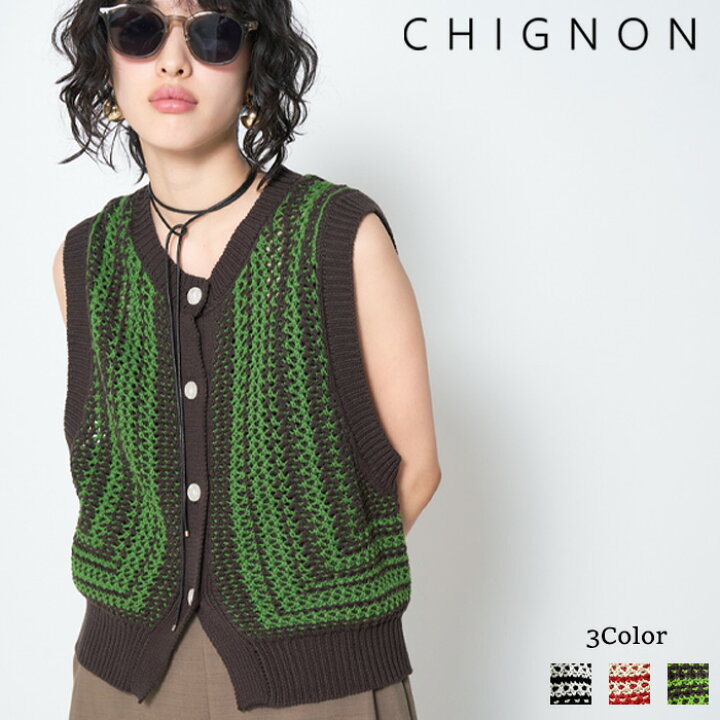 楽天市場】【即納】【2025春夏新作】CHIGNON シニヨン メッシュ 