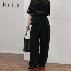 �y���[�z�y2026�t�ĐV��zHella �w�� double tuck wide pants �_�u���^�b�N���C�h�p���c �_�u���^�b�N �^�b�N���C�h�p���c �^�b�N�p���c ���C�h�p���c ���C�h�^�b�N�p���c ���C�h �^�b�N �p���c �X��