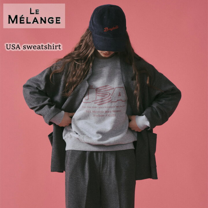 メランジュ jhankson jhankson le melange Le Melange プリント Tシャツ PRINT TEE 長袖 カットソー JHANKSONコラボ 8511010 ルメランジュ ジャンクソン - Crouka クローカ