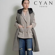 【予約】【9月下旬～10月上旬入荷予定】CYAN TOKYO シアントウキョウ スライバーノースリコート スライバ…