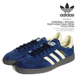�A�f�B�_�X �I���W�i���X �X�j�[�J�[ adidas Originals HANDBALL SPEZIAL Night Indigo/Cream White/Cloud White �����Y �X�y�c�B�A�� �n���h�{�[���V���[�Y �������� �X�g���[�g
