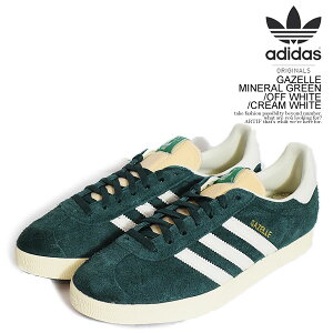 AfB_X IWiX Xj[J[ adidas Originals GAZELLE MINERAL GREEN/OFF WHITE/CREAM WHITE Y K[ TbJ[V[Y  Xg[g
