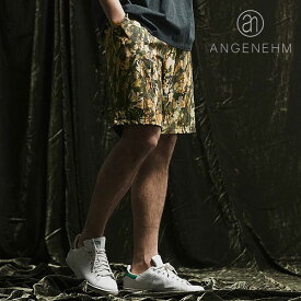 2024 春夏 先行予約 5月上旬〜中旬入荷予定 アンゲネーム ショートパンツ ANGENEHM Gobelin tapestry shorts メンズ 送料無料 キャンセル不可