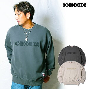 �A�j�}���A �X�E�F�b�g ANIMALIA Pigment Dyeing Crew Sweat -LOGO �����Y ��������