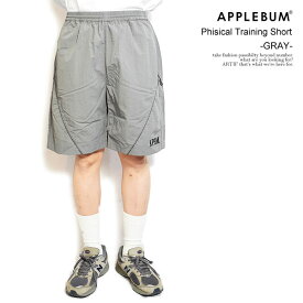 アップルバム ショートパンツ APPLEBUM Phisical Training Short -GRAY- メンズ パンツ ナイロンショーツ 送料無料 ストリート