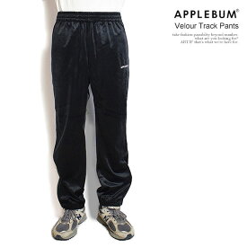 アップルバム パンツ APPLEBUM Velour Track Pants メンズ トラックパンツ ベロア イージーパンツ 送料無料 ストリート