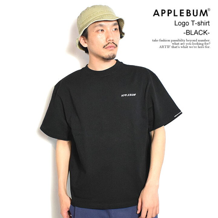 楽天市場】アップルバム Tシャツ APPLEBUM Logo T-SHIRT 12oz -BLACK 