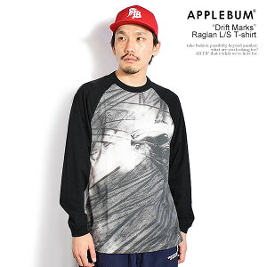 �A�b�v���o�� T�V���c APPLEBUM �gDrift Marks�h Raglan L/S T-shirt �����Y ���� ����T ���O����T�V���c �h���t�g�}�[�N �������� �X�g���[�g