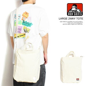 �x���f�C�r�X �g�[�g�o�b�O BEN DAVIS LARGE 2WAY TOTE �����Y �o�b�O �V�����_�[�o�b�O �L�����o�X �������� �X�g���[�g