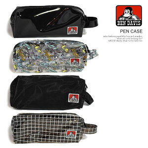 �x���f�C�r�X �y���P�[�X W BEN DAVIS PEN CASE �����Y �M�� �y���|�[�` ���[�� �N���A�y���P�[�X �X�g���[�g