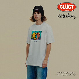 クラクト Tシャツ CLUCT×Keith Haring(キース・ヘリング) #C [S/S TEE] Keith Haring メンズ 半袖 コラボレーション 送料無料