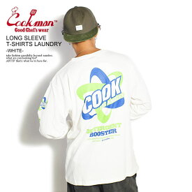 COOKMAN クックマン 長袖 Tシャツ tシャツ ロンT LONG SLEEVE T SHIRTS LAUNDRY WHITE メンズ レディース 男女兼用 おしゃれ