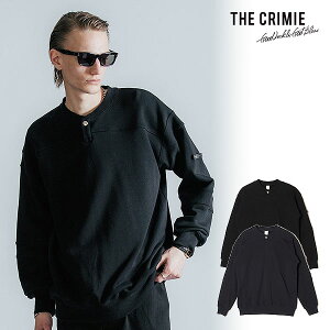 �N���C�~�[ �X�E�F�b�g CRIMIE FOOTBALL RIB HENRY NECK SWEAT ��������