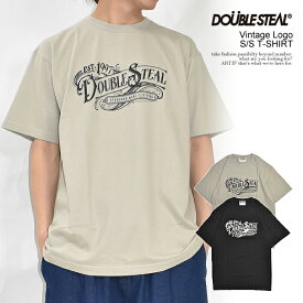 ダブルスティール Tシャツ DOUBLE STEAL Vintage Logo S/S T-SHIRT メンズ 半袖 半袖Tシャツ 送料無料 ストリート