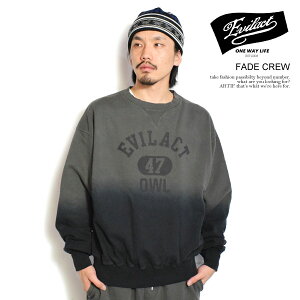 30OFF SALE Z[ C[uANg XEFbg EVILACT FADE CREW Y g[i[ wr[EFCg H  Xg[g