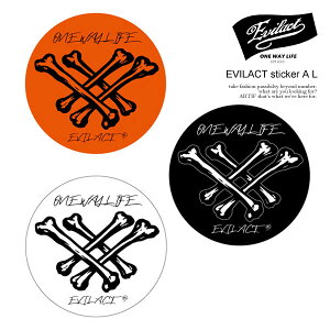 C[uANg XebJ[ EVILACT EVILACT sticker A L Y V[ oCJ[ Xg[g